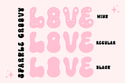 Sparkle Groovy Cute Decorative Font, a Font by Kanink Studio (Thumbnail 9 of 13)