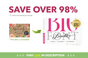 Watercolor flower DIY Pack, an Illustration by Blessed Print (Thumbnail 2 of 7)