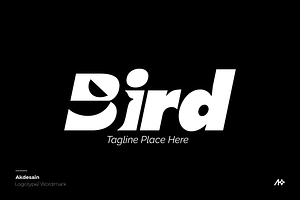 Bird Wordmark Logo, a Branding & Logo Template by Akdesain