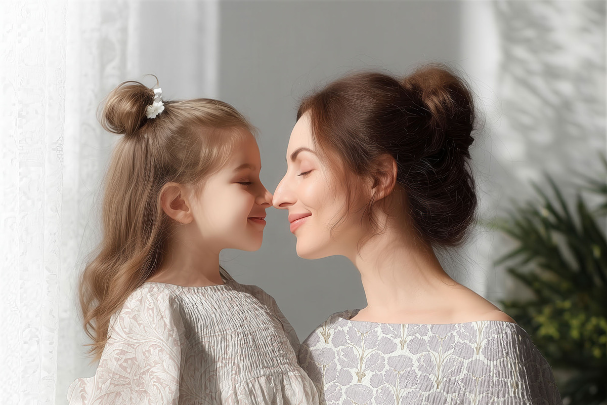 Mom & Child Outfit Mockup (PSD), a Shirt Mockup by 1001 mockups (Photo 6 of 11)