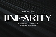Linearity Modern Logo Font, a Sans Serif Font by Letterhend Studio (Thumbnail 1 of 11)