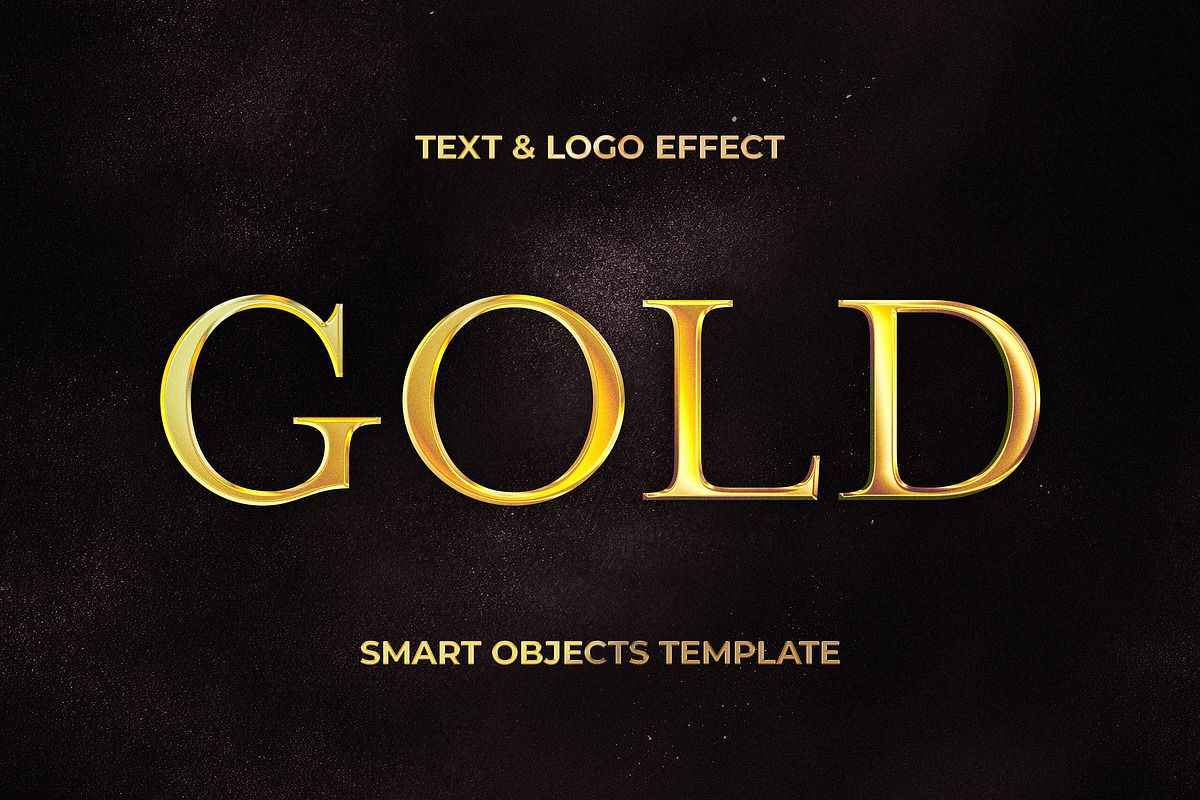 Golden Glow Text & Logo Effect, a Layer Style Add-On by Design Squad (Photo 1 of 4)