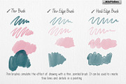 AquaDreams Procreate Brushes, a Brush Add-On by MixPixBox (Thumbnail 4 of 9)