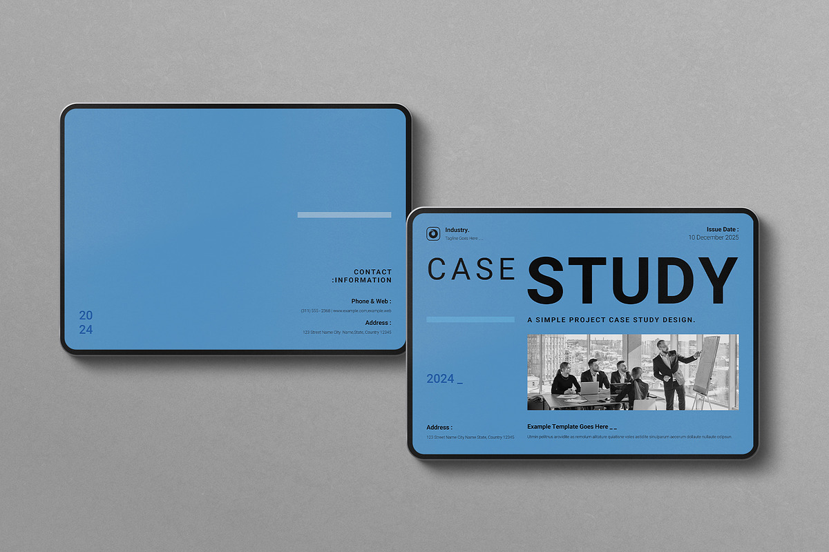 Digital Case Study Booklet Landscape, a Brochure Template by TemplatesForest (Photo 8 of 8)