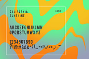 California Sunshine, a Sans Serif Font by Midnight Grim (Thumbnail 6 of 6)