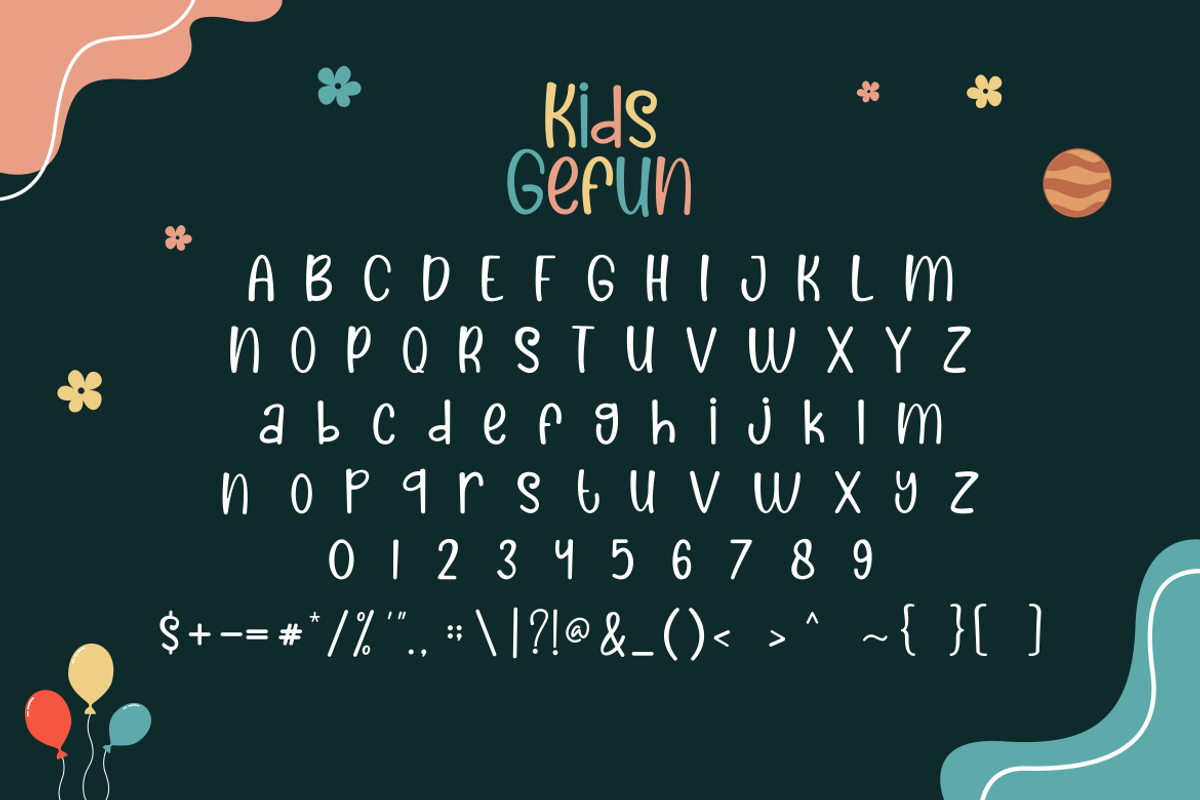 Kids Gefun Font, a Handwritten Font by Onotype (Photo 5 of 5)