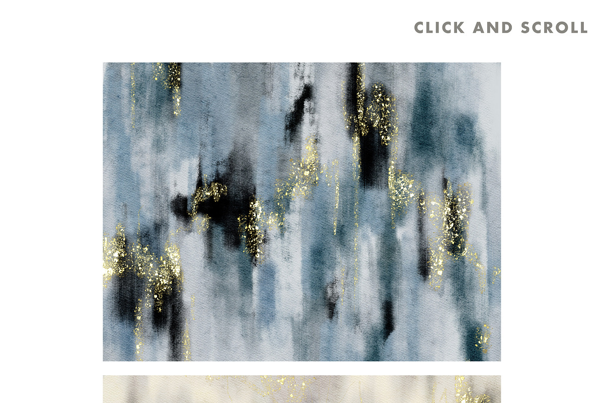 6 Painted and Gold Backgrounds Vol 1, a Texture Graphic by Spinsugar Graphics (Photo 9 of 12)