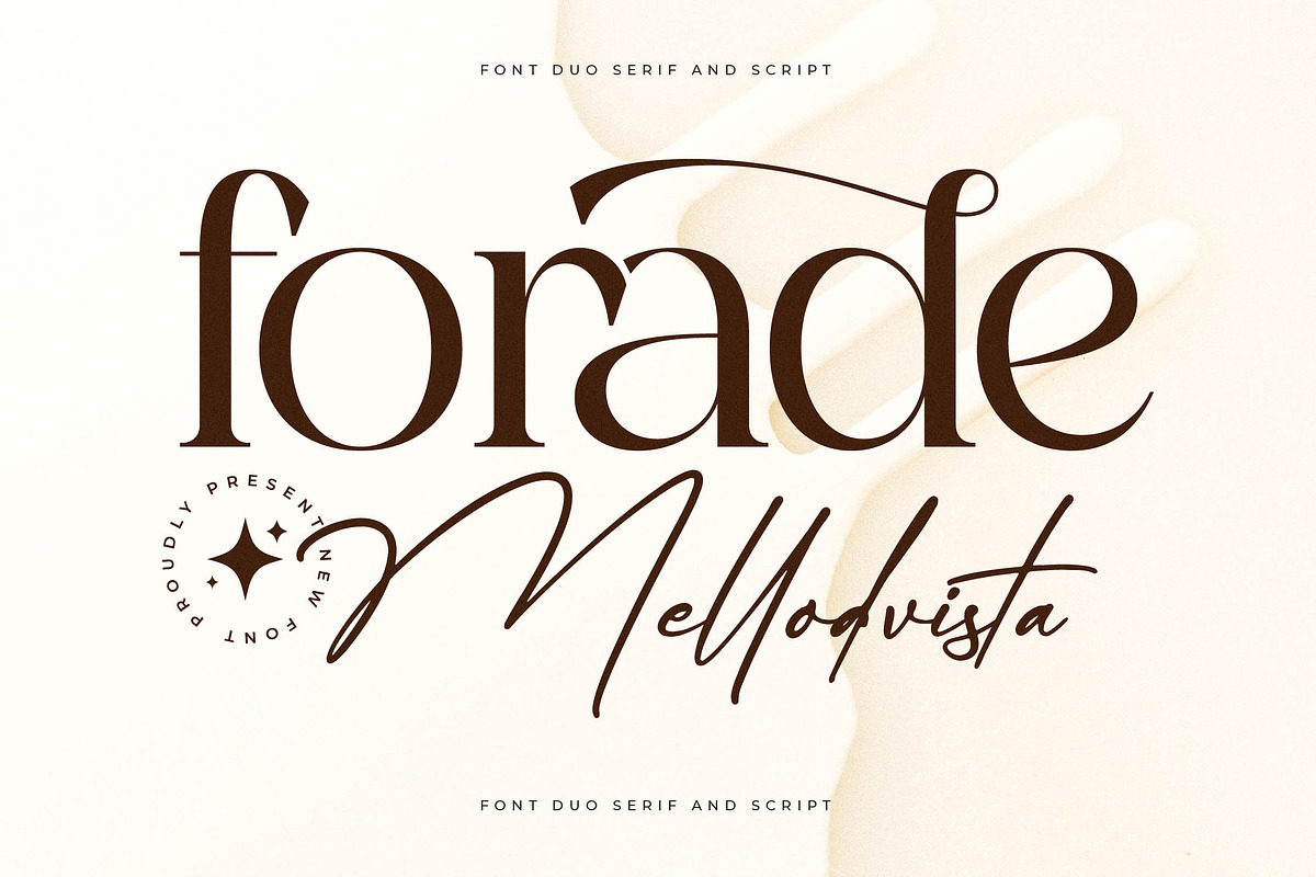 Forade Mellodvista Font Duo, a Serif Font by Storytype Studio (Photo 1 of 15)