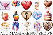 Watercolor Boho Valentines Day, an Illustration by Canvas Craft (Thumbnail 2 of 5)