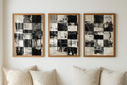 Abstract Checkerboard Wall Art Set, a Decorative Illustration by PrintablesByFranklyn (Thumbnail 2 of 6)