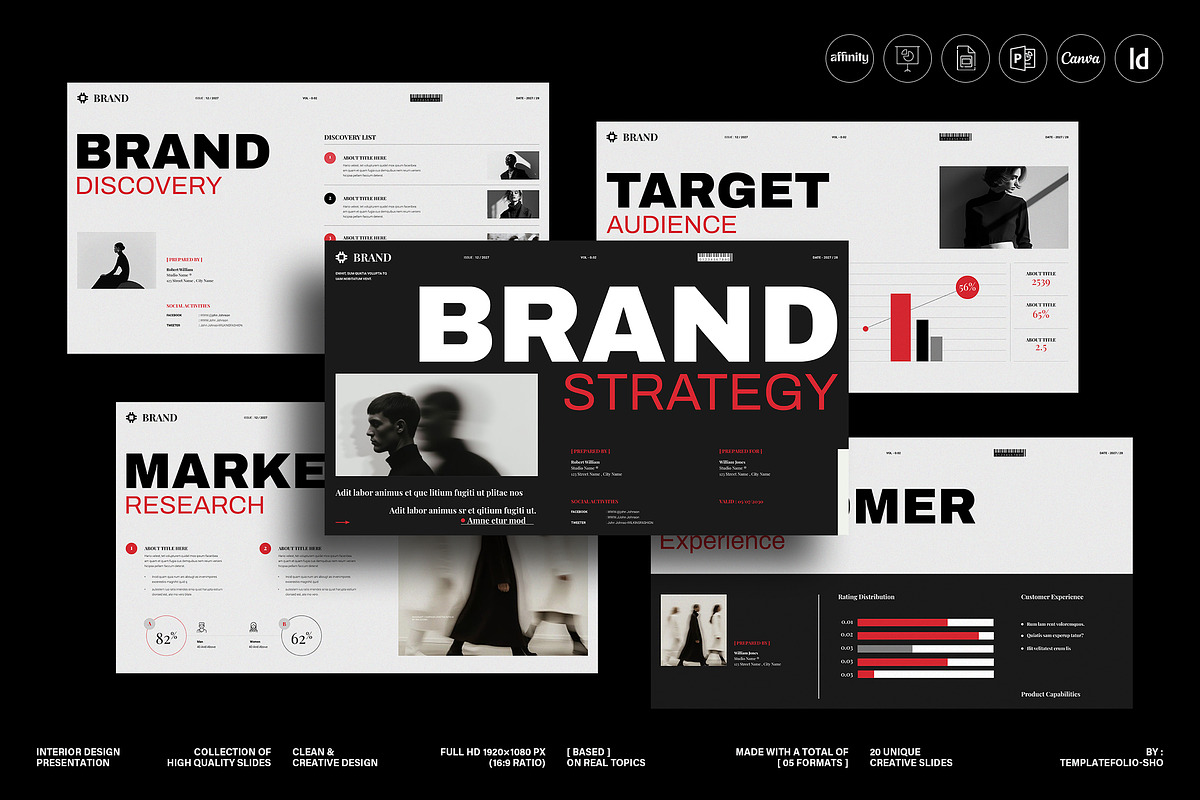 Brand Strategy Presentation Template, a Presentation Template by TemplateFolio-Shop (Photo 8 of 11)