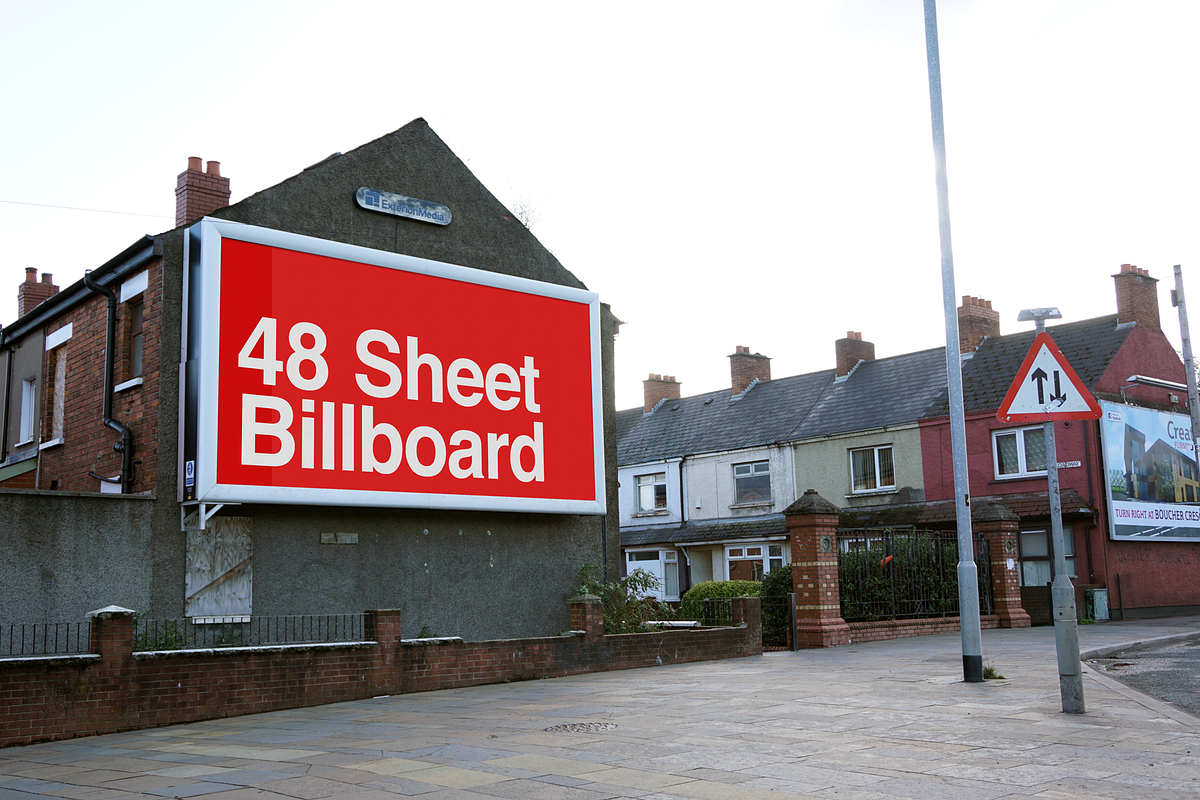 48 Sheet Billboard Mock Up - Belfast, a Mockup by Heckle_Studio