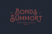Blues Vacations Extra Logo, a Sans Serif Font by Anxiety Studio (Thumbnail 3 of 8)