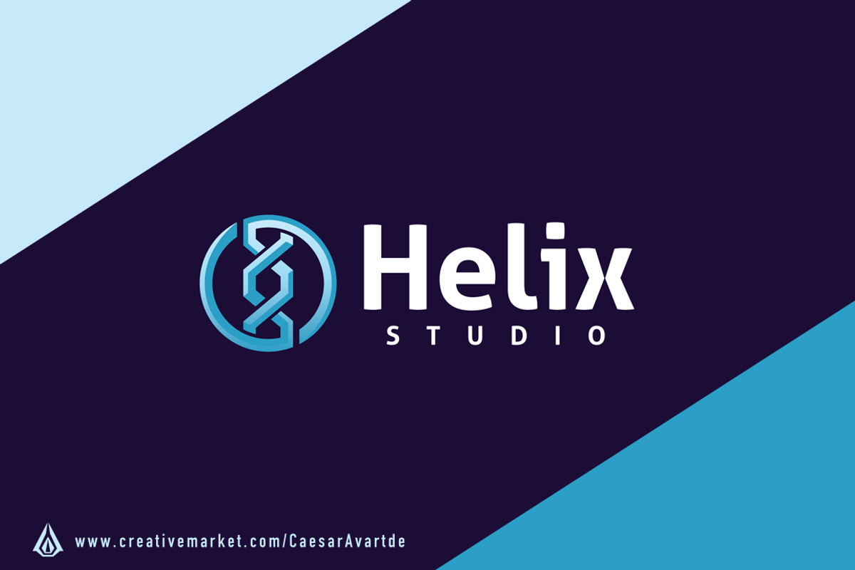 Helix DNA Logo Template, a Branding & Logo Template by Avartde Creative (Photo 2 of 3)