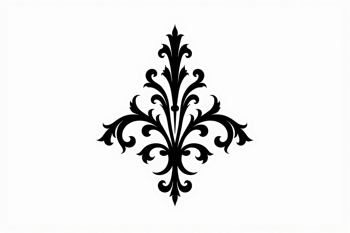 Classic Ornament Silhouette Vector, an Illustration by BIPLOB EXPERT (Photo 6 of 9)