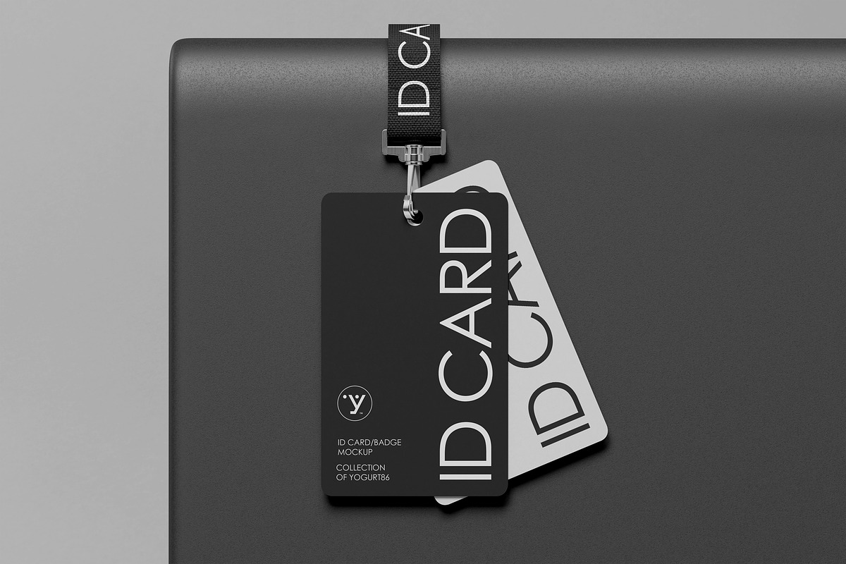 Leash ID Card Mock-up, an Advertising Mockup by Yogurt86 (Photo 2 of 10)