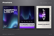 Aurora Glow: 148 Backgrounds & Loops, a Background Graphic by Studio Kenzo (Thumbnail 8 of 10)