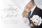 Month Glade - Calligraphy Font, a Script Font by Sronstudio (Thumbnail 2 of 13)