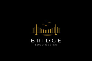 Minimalist Bridge Logo Design