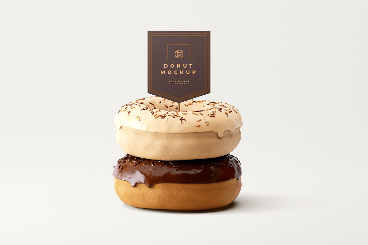 Donut Mockup, a Product Mockup by zpackcreative (Photo 1 of 4)