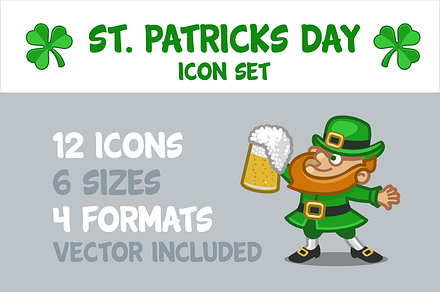St. Patrick's Day Icon Set
