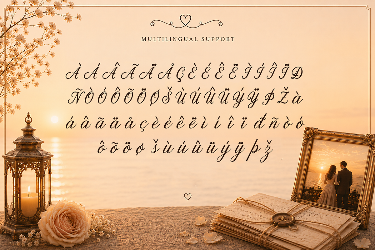 Evermore Lane - Romantic Script Font, a Script Font by overlaytemplates (Photo 5 of 5)