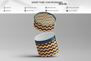 Short Tube / Can Packaging Mock-Up