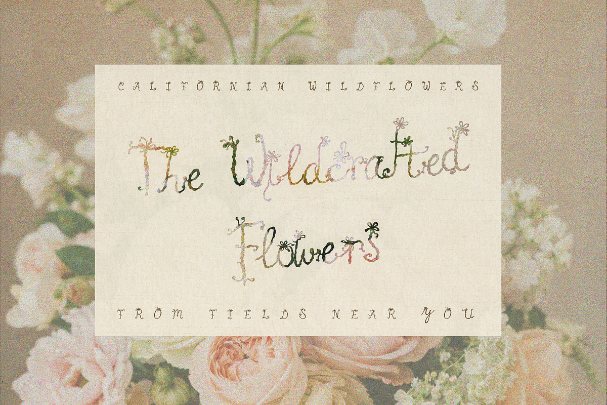 Hand Drawn Floral Whimsy Script Font, a Handwritten Font by Laras Wonderland (Photo 5 of 16)