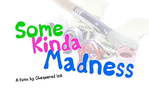 Some Kinda Madness Font preview 5