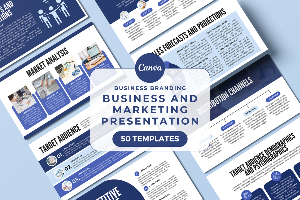 Business and Marketing Presentation, a Presentation Template by The Blog Creative (Photo 5 of 6)