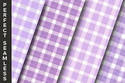 Frosty Lavender Gingham Digital Pape, a Graphic by Hurairagraphics (Thumbnail 5 of 5)