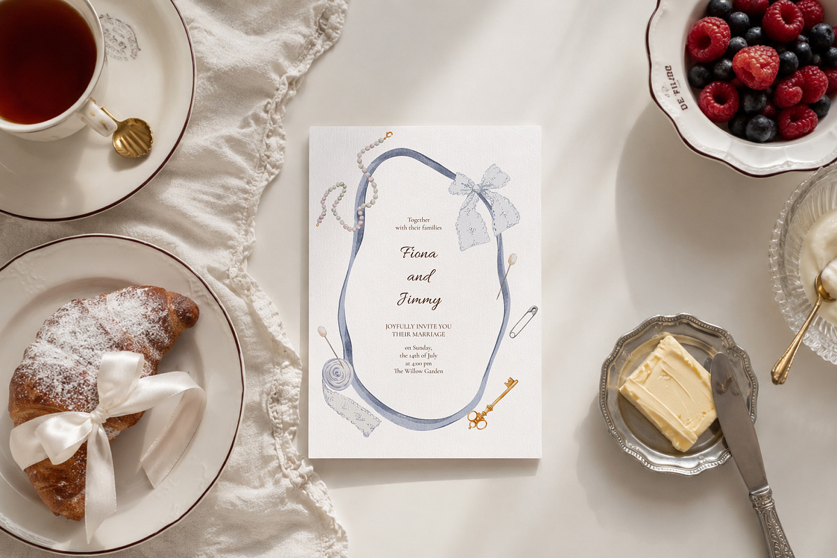 Parisian Coquette Watercolor Kit, a Decorative Illustration by Yuliia Lashevska (Photo 2 of 16)