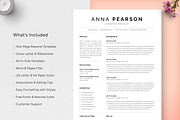 Resume Template Anna, a Resume Template by Olympia Resume (Thumbnail 4 of 6)