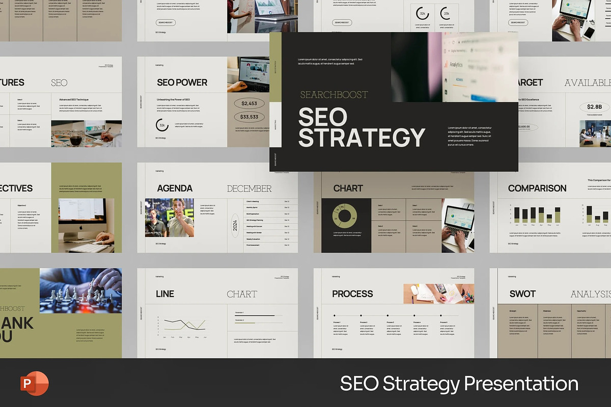 SEO Strategy Deck Powerpoint
