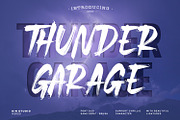 Thunder Garage, a Sans Serif Font by din-studio.com (Thumbnail 1 of 10)