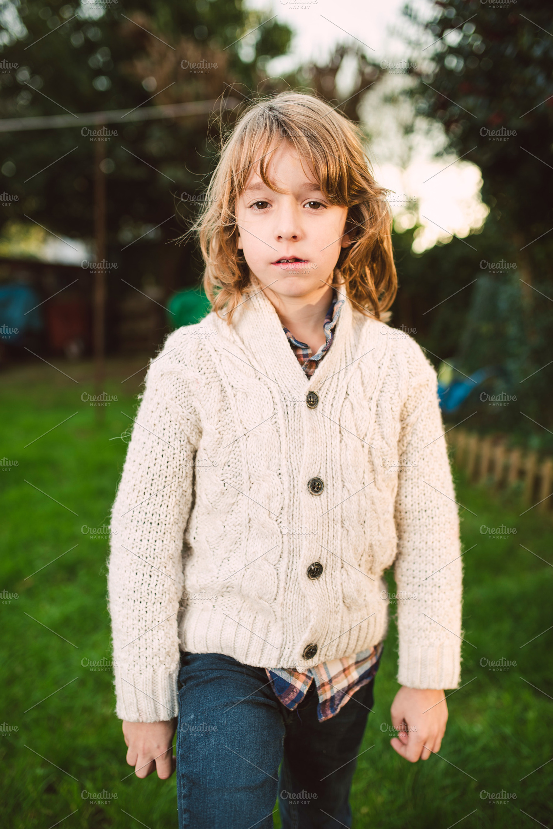 Blonde boy portrait, a Person Photo by Photoweb00