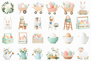 Farmhouse Easter Clipart, an Illustration by Libby Wishes (Thumbnail 2 of 7)