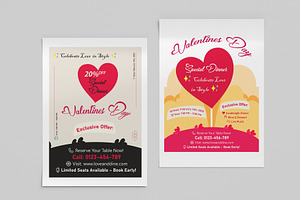 Valentine's Special Flyer Design, a Flyer Template by Sujun Baidyaa