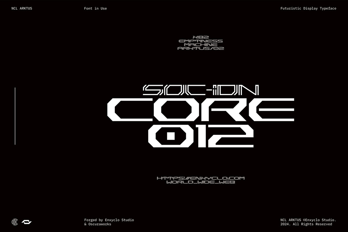 NCL Arktus Font Family, a Sans Serif Font by Enxyclo Studio (Photo 10 of 11)