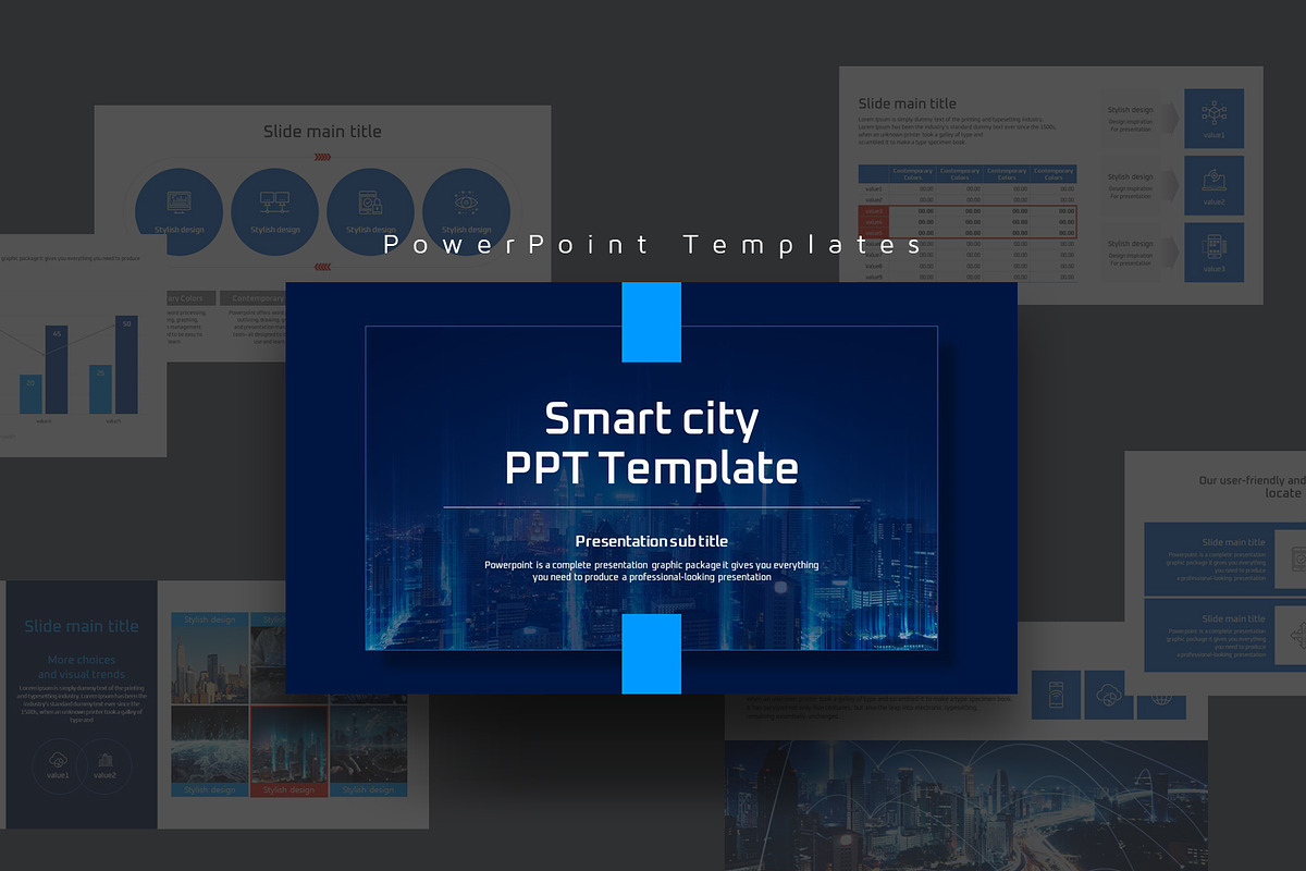 Smart City PPT Template