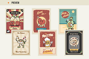Retro cartoon characters, an Animal Illustration by Aure Design (Thumbnail 8 of 12)