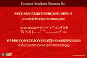 Krampus Blackletter Vintage Font, a Blackletter Font by Paper Moon Graphic Supply (Thumbnail 2 of 5)