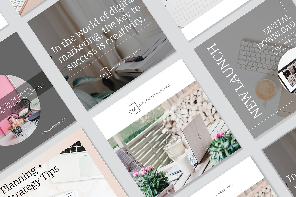 Digital Product Social Media Bundle, a Social Media Template by Unravel (Photo 5 of 6)