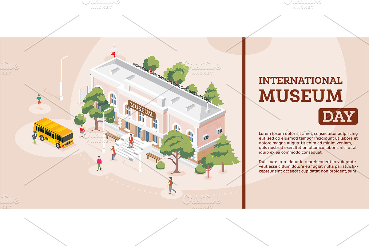 International museum day. 18 May., an Illustration by Booblgum