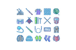 knitting wool thread knit craft, an Object Illustration by pikepicture