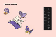 Book Lover Set for Procreate, a Brush Add-On by Pencil Twist (Thumbnail 4 of 10)