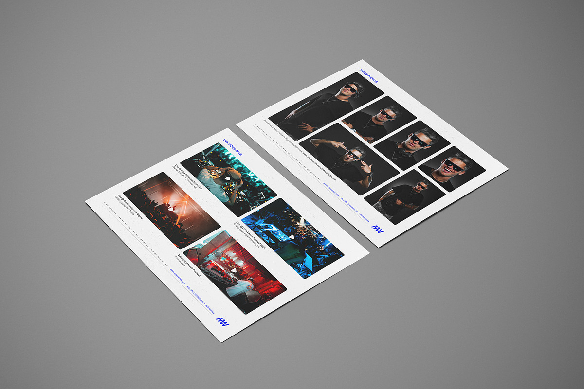 Club DJ Press Kit / EPK Template, a Resume Template by vinyljunkie (Photo 6 of 8)