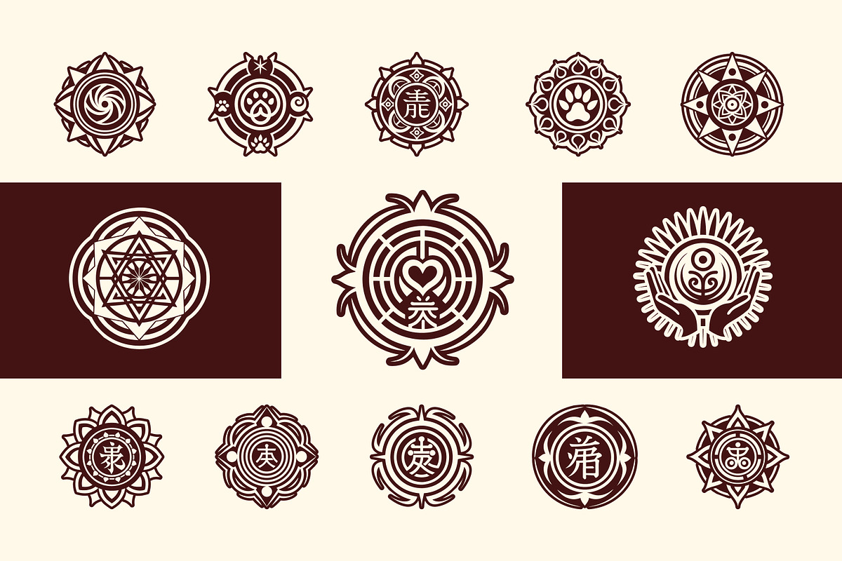 Reiki Symbols, a Solid Icon by Creative Stall (Photo 6 of 9)
