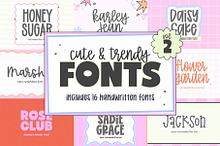 Cute & Trendy Font Bundle | Vol 2