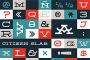 Citizen Slab, a Font by Joel Felix Design Studio (Thumbnail 1 of 3)